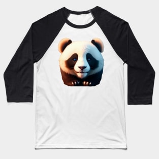 Just a Smily Baby Panda Baseball T-Shirt